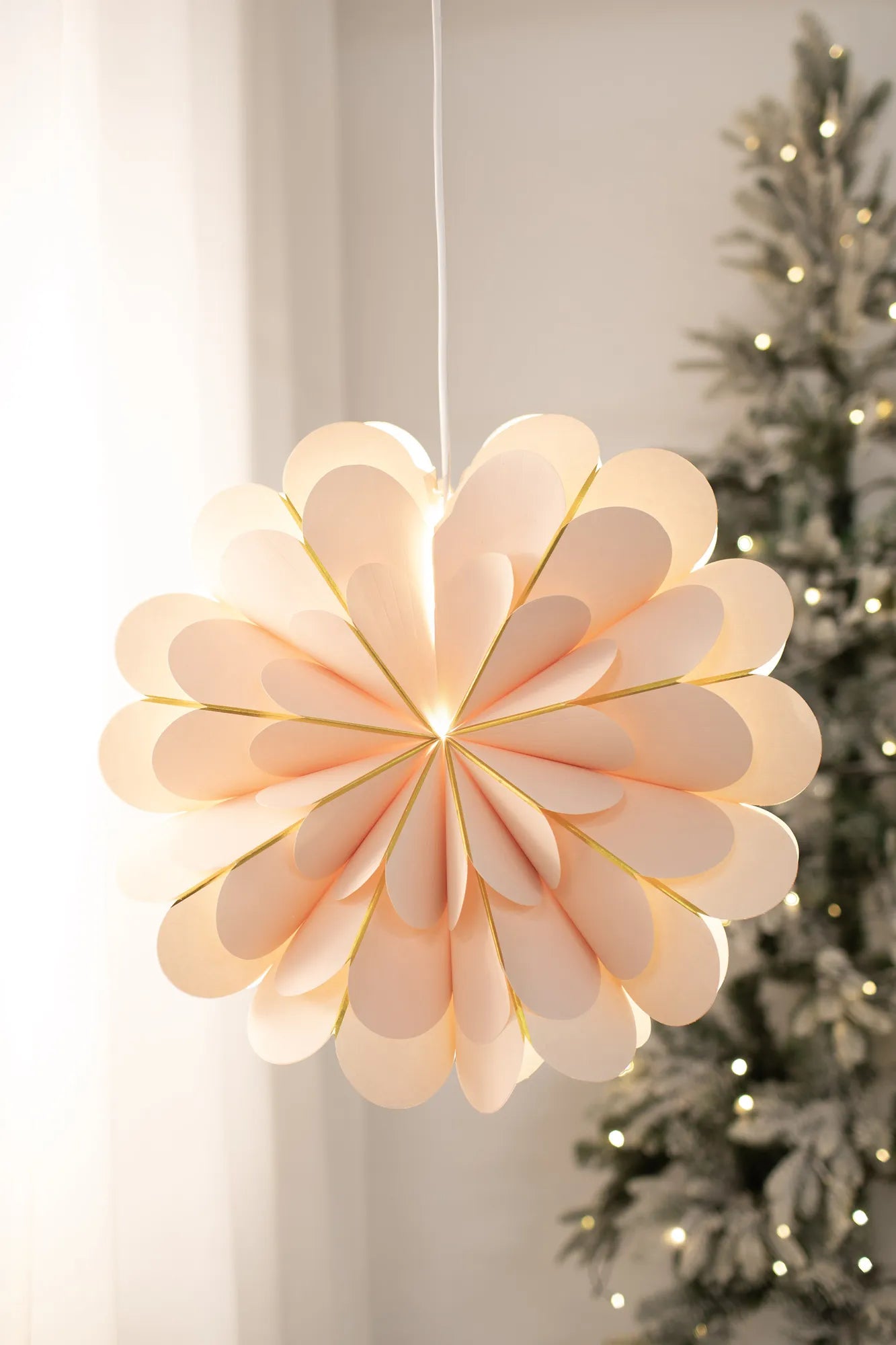 Marigold guld julstjärna 45 cm julbelysning | Marigold gold Christmas star light | Marigold Gold Weihnachtsstern Beleuchtung