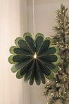 Marigold grön julstjärna 45 cm julbelysning | Marigold green Christmas star light | Marigold grün Weihnachtsstern Beleuchtung