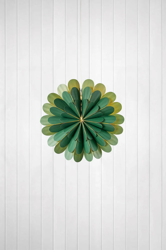 Marigold grön julstjärna 45 cm julbelysning stilren belysning | Marigold green Christmas star light minimalist | Marigold