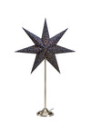 Baroque blå julstjärna 705312 | Baroque blue Christmas star light 705312 | Baroque blau Weihnachtsstern Beleuchtung 705312