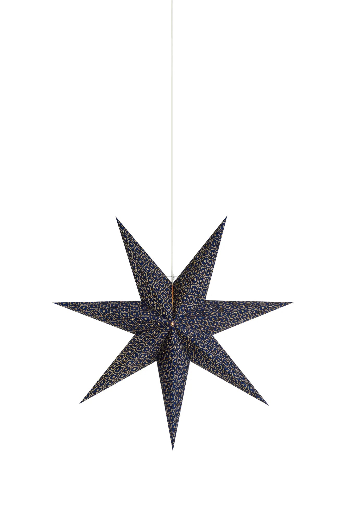 Baroque blå julstjärna 45 cm 705317 | Baroque blue Christmas star light | Baroque blau Weihnachtsstern Beleuchtung 705317