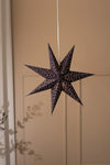 Baroque blå julstjärna 45 cm julbelysning | Baroque blue Christmas star light | Baroque blau Weihnachtsstern Beleuchtung