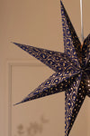 Baroque blå julstjärna 45 cm julbelysning skandinavisk design | Baroque blue Christmas star light Scandinavian | Baroque blau