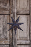 Baroque blå julstjärna 45 cm julbelysning stilren belysning | Baroque blue Christmas star light minimalist lighting | Baroque