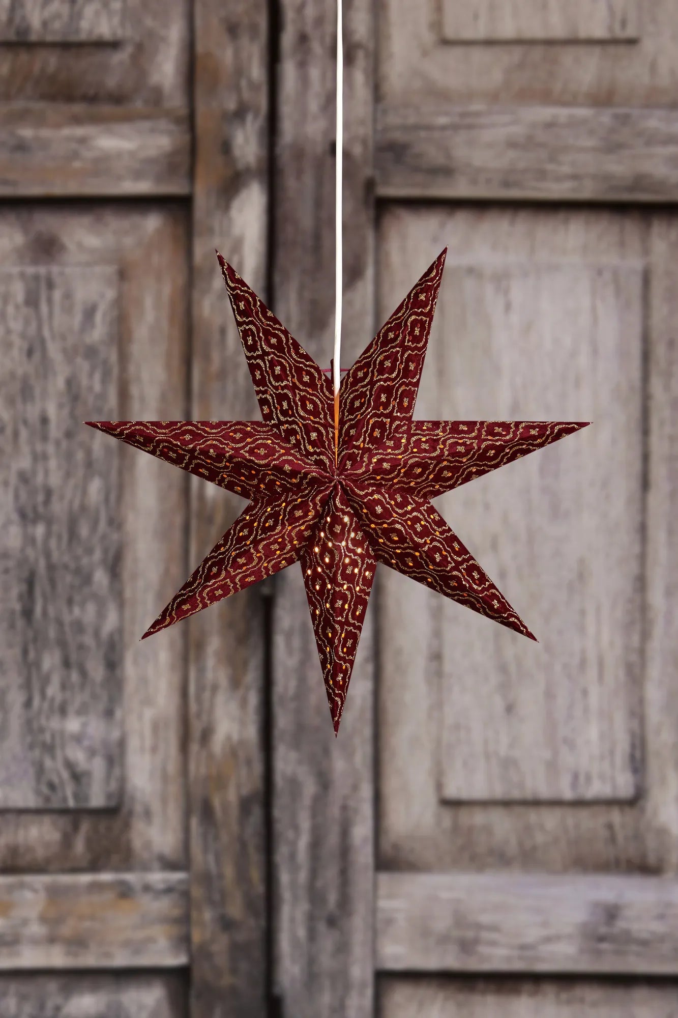 Baroque julstjärna 45 cm julbelysning stilren belysning | Baroque Christmas star light minimalist lighting | Baroque