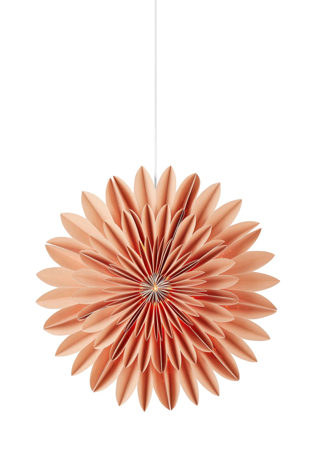 Cornelia brun julstjärna 60 cm 705478 | Cornelia brown Christmas star | Cornelia braun Weihnachtsstern Beleuchtung 705478