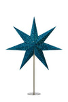 Velours blå julstjärna 705492 | Velours blue Christmas star light 705492 | Velours blau Weihnachtsstern Beleuchtung 705492