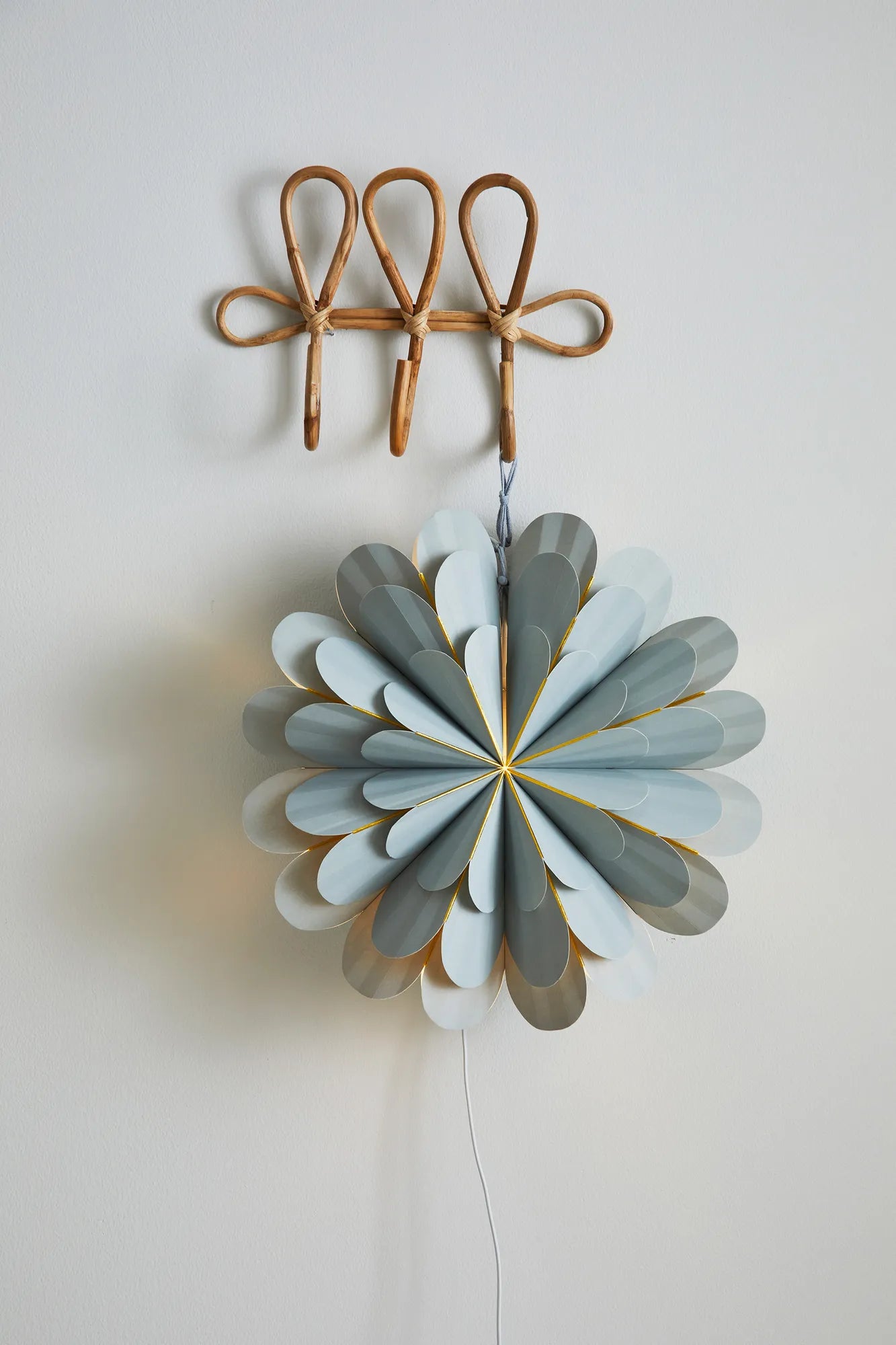Marigold grå julstjärna 45 cm julbelysning | Marigold grey Christmas star light | Marigold grau Weihnachtsstern Beleuchtung