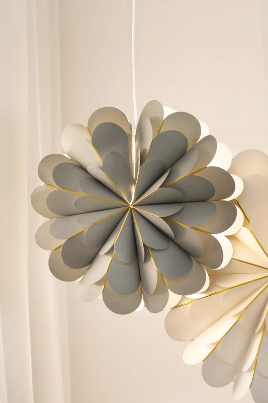 Marigold grå julstjärna 45 cm julbelysning skandinavisk design | Marigold grey Christmas | Marigold skandinavisches Design