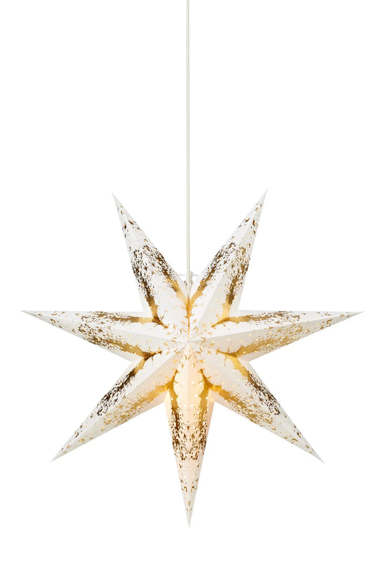 Tilde vit julstjärna 45 cm julbelysning | Tilde white Christmas star light | Tilde weiß Weihnachtsstern Beleuchtung