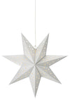 Blank silver julstjärna 45 cm 705612 | Blank silver Christmas star light | Blank Silber Weihnachtsstern Beleuchtung 705612