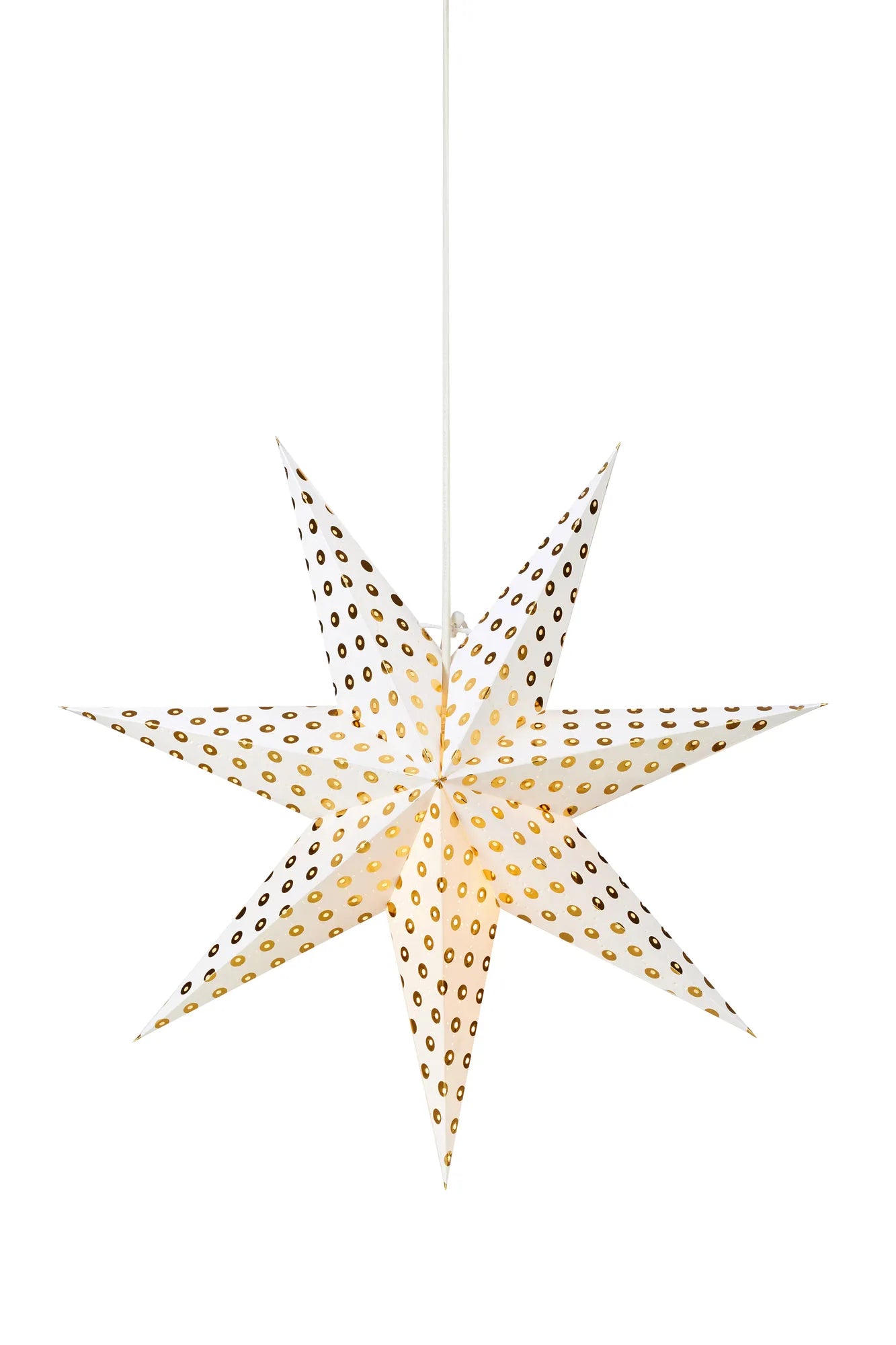 Irma vit julstjärna 75 cm 705703 | Irma white Christmas star light 705703 | Irma weiß Weihnachtsstern Beleuchtung 705703