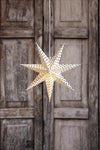 Irma vit julstjärna 75 cm julbelysning stilren belysning | Irma white Christmas star light minimalist lighting | Irma weiß