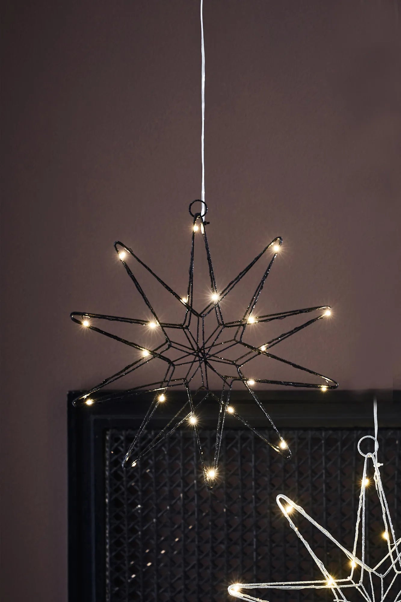 Gleam svart julstjärna julbelysning | Gleam black Christmas star light | Gleam schwarz Weihnachtsstern Beleuchtung