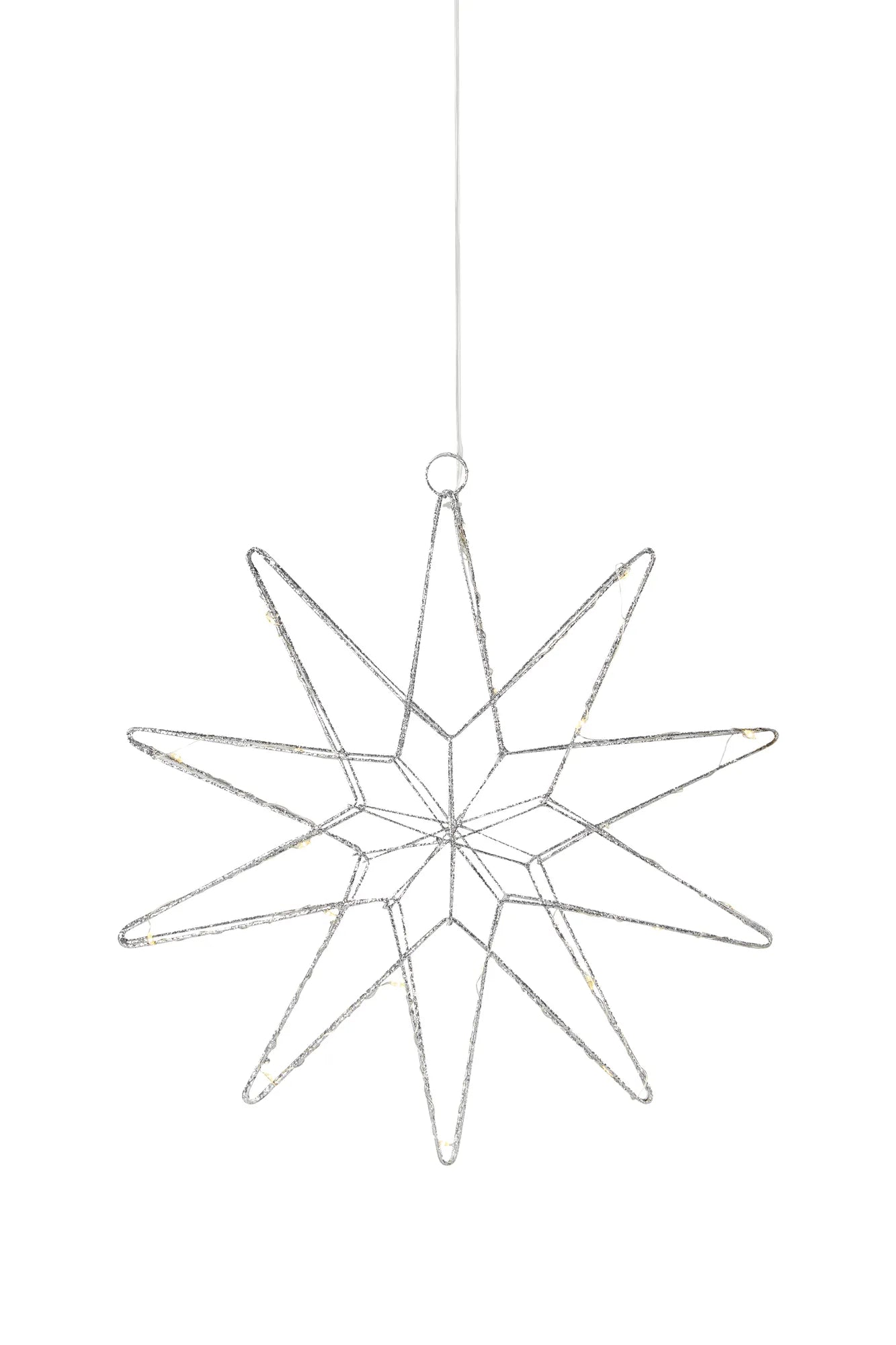 Gleam silver julstjärna 705750 | Gleam silver Christmas star light 705750 | Gleam Silber Weihnachtsstern Beleuchtung 705750