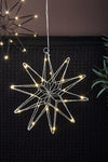 Gleam silver julstjärna julbelysning | Gleam silver Christmas star light | Gleam Silber Weihnachtsstern Beleuchtung
