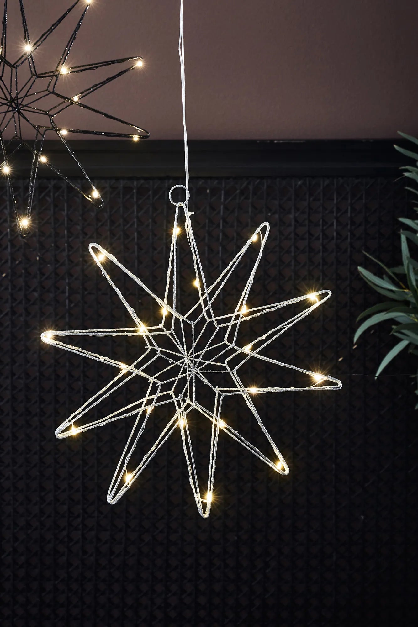 Gleam silver julstjärna julbelysning | Gleam silver Christmas star light | Gleam Silber Weihnachtsstern Beleuchtung