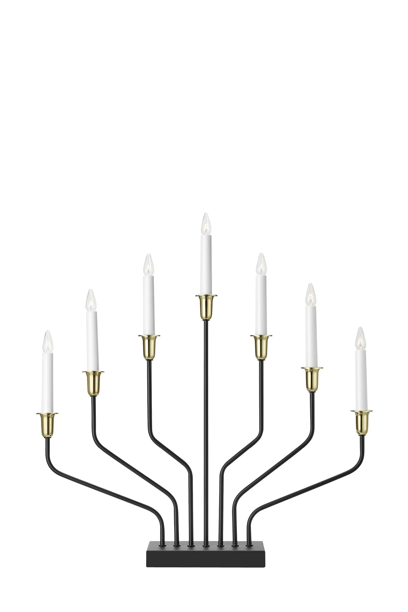 Brosa svart adventsljusstake 705758 | Brosa black advent candle holder 705758 | Brosa schwarz Adventsleuchter 705758