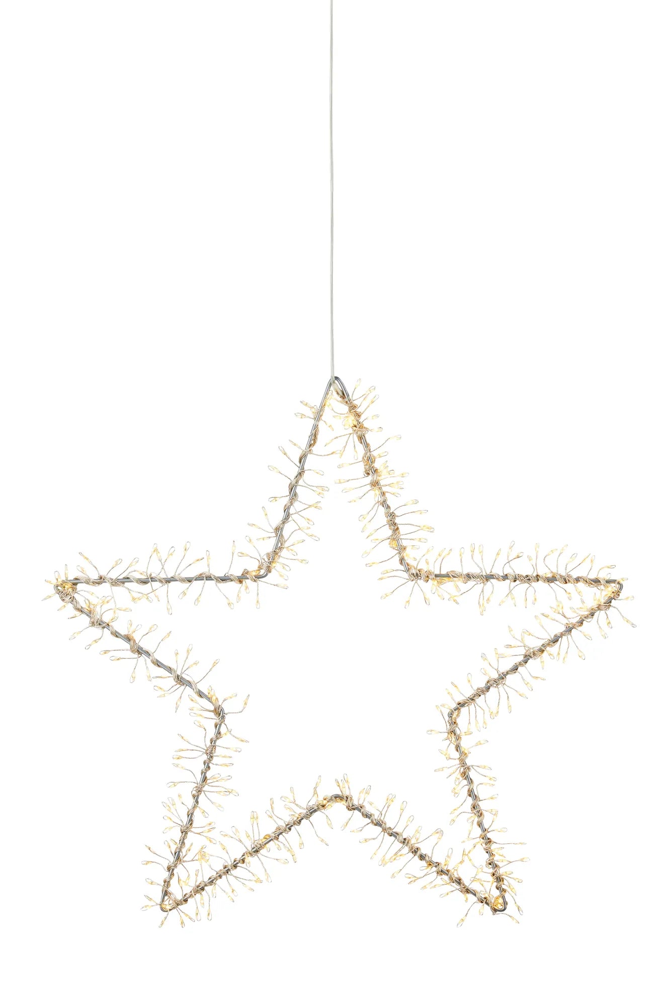 Dazzling silver julstjärna 705773 | Dazzling silver Christmas star light | Dazzling Silber Weihnachtsstern Beleuchtung 705773