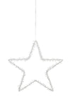 Tangle silver julstjärna 60 cm 705777 | Tangle silver Christmas star light | Tangle Silber Weihnachtsstern Beleuchtung 705777
