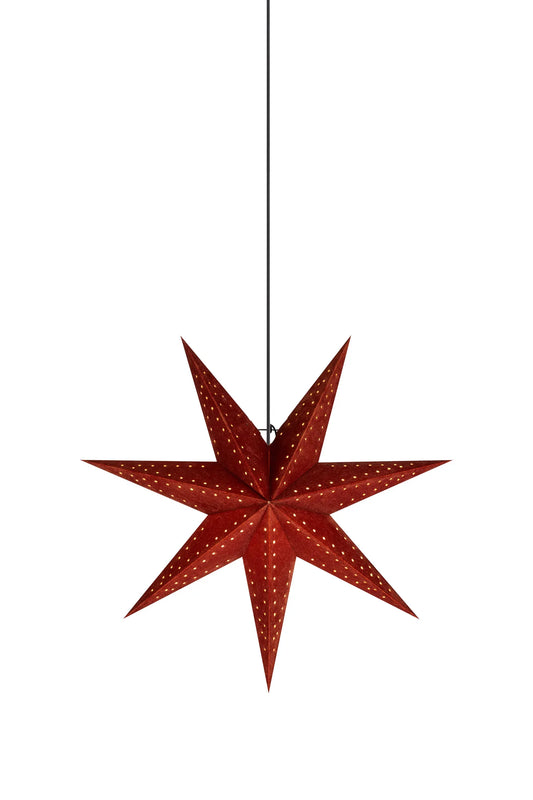 Embla brun julstjärna 45 cm 705807 | Embla brown Christmas star light 705807 | Embla braun Weihnachtsstern Beleuchtung 705807