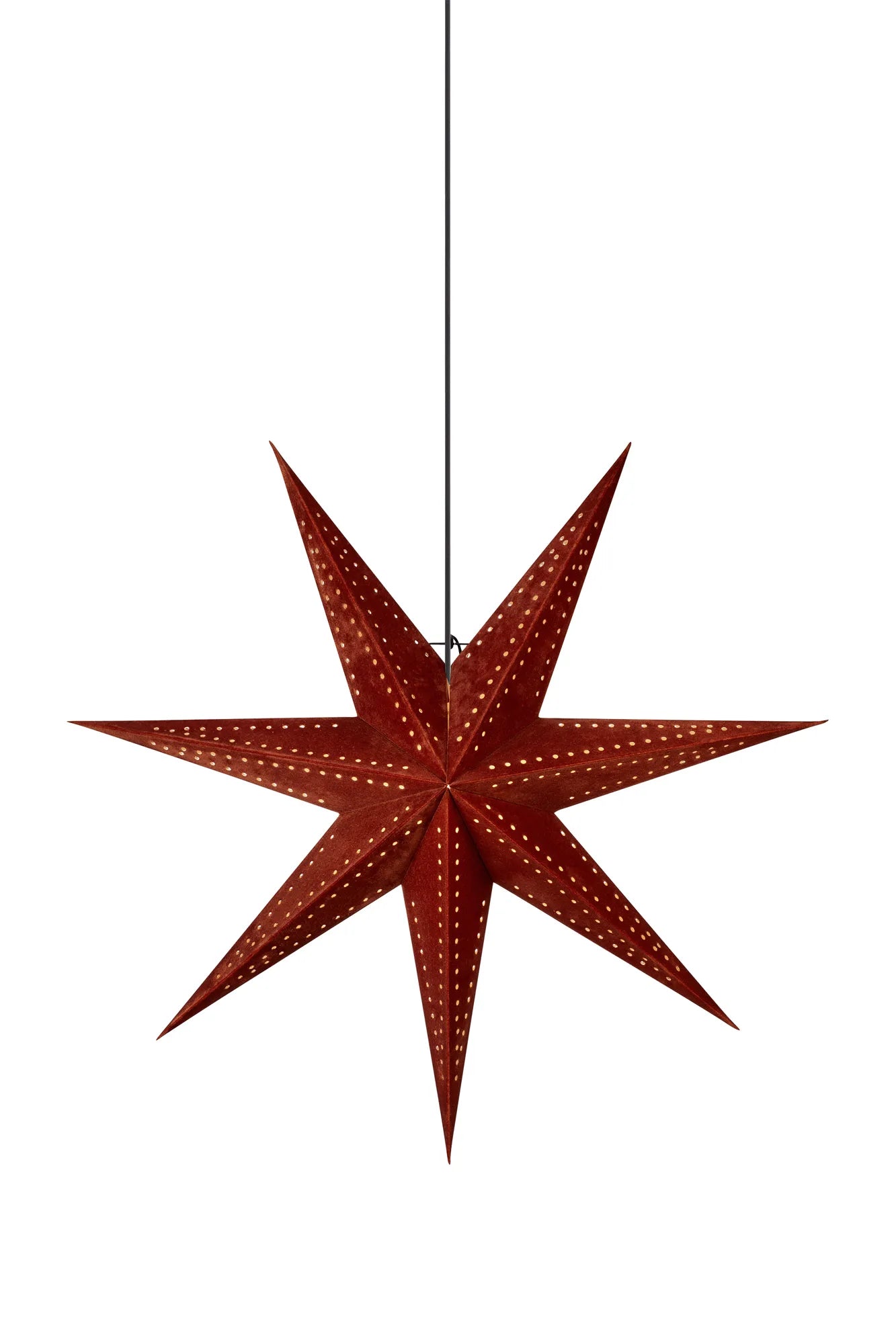 Embla brun julstjärna 75 cm 705808 | Embla brown Christmas star light 705808 | Embla braun Weihnachtsstern Beleuchtung 705808