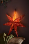 Embla brun julstjärna 75 cm julbelysning | Embla brown Christmas star light | Embla braun Weihnachtsstern Beleuchtung