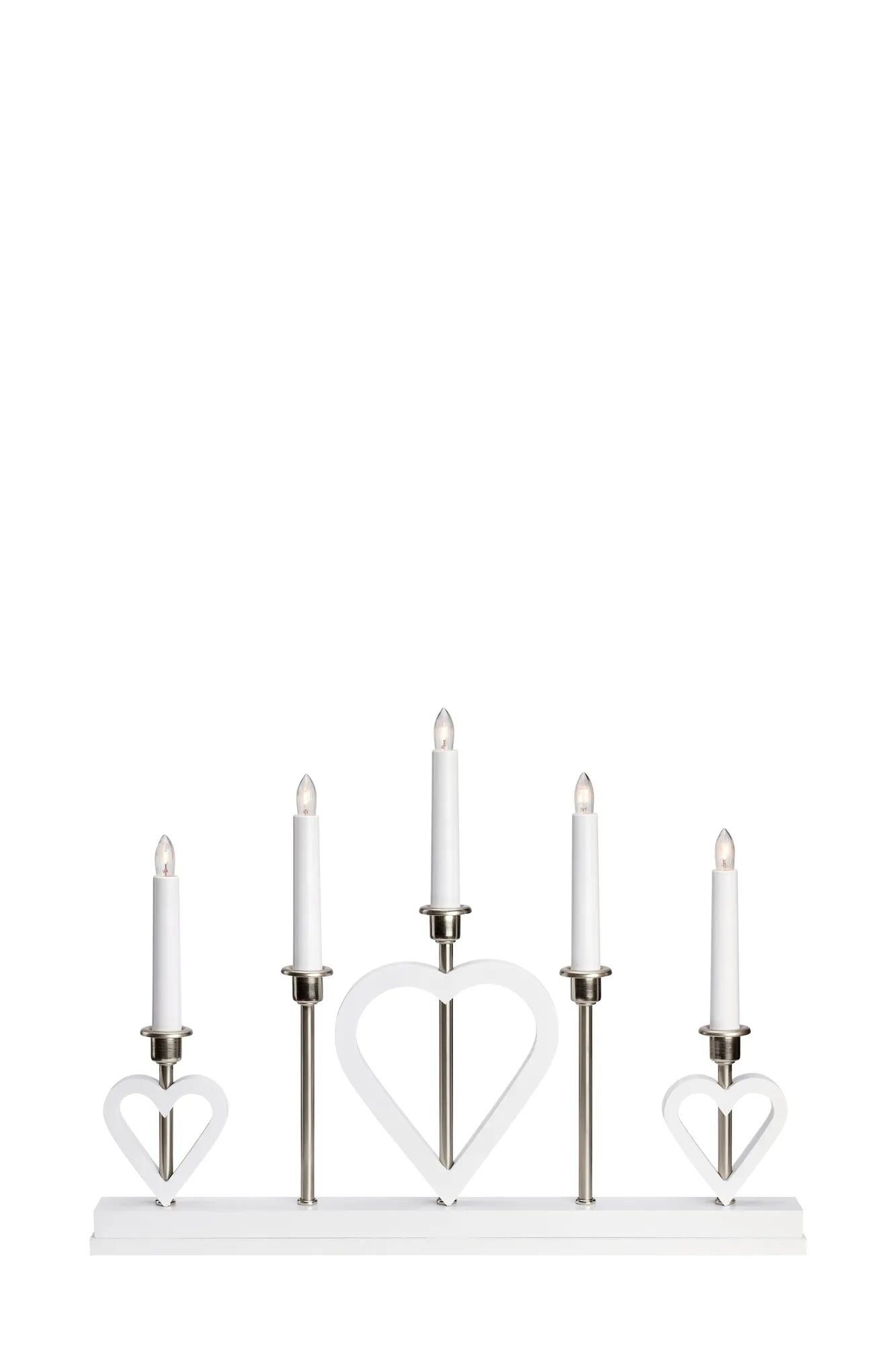 Melissa vit adventsljusstake 705830 | Melissa white advent candle holder 705830 | Melissa weiß Adventsleuchter 705830