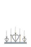 Melissa grå adventsljusstake 705831 | Melissa grey advent candle holder 705831 | Melissa grau Adventsleuchter 705831