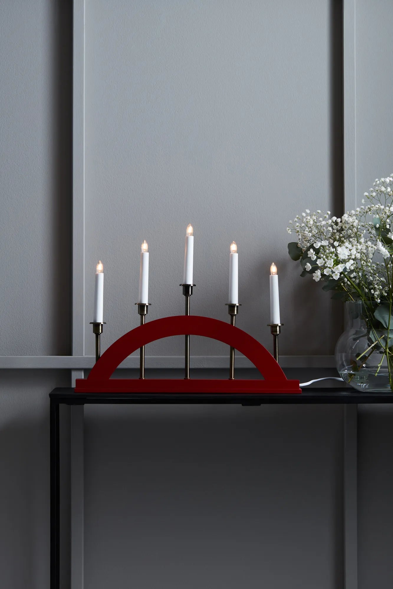 Bridge adventsljusstake julbelysning | Bridge advent candle holder | Bridge Adventsleuchter