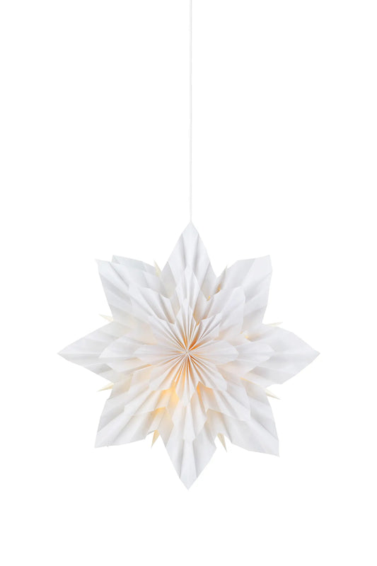 Neela vit julstjärna 45 cm 705836 | Neela white Christmas star light 705836 | Neela weiß Weihnachtsstern Beleuchtung 705836