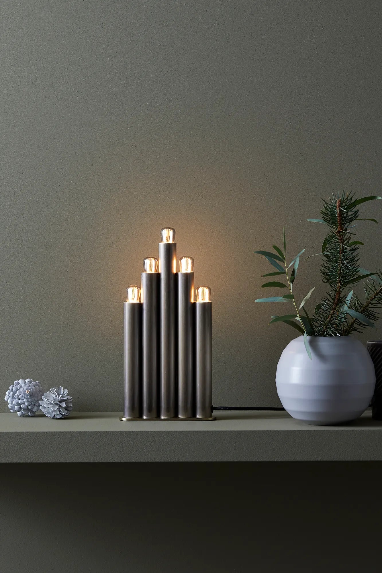 Organo antik adventsljusstake julbelysning | Organo antique advent candle holder | Organo antik Adventsleuchter