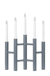 Cassiopeia grå adventsljusstake 705857 | Cassiopeia grey advent candle holder 705857 | Cassiopeia grau Adventsleuchter 705857