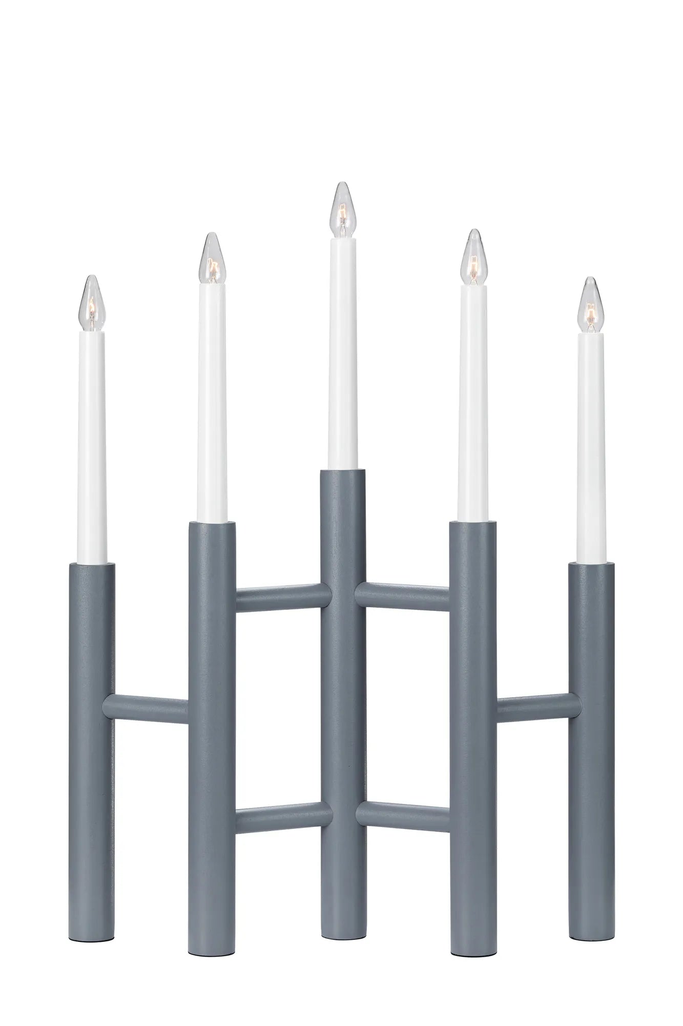 Cassiopeia grå adventsljusstake 705857 | Cassiopeia grey advent candle holder 705857 | Cassiopeia grau Adventsleuchter 705857