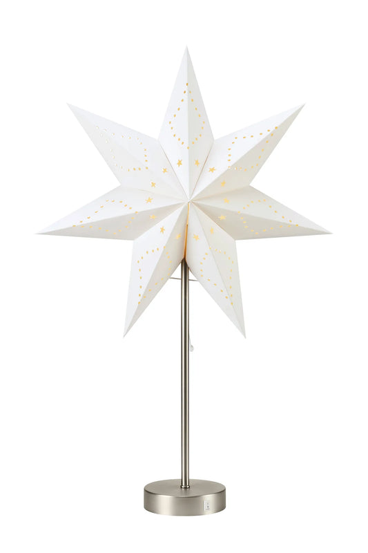 Mathilda vit julstjärna 705896 | Mathilda white Christmas star light | Mathilda weiß Weihnachtsstern Beleuchtung 705896