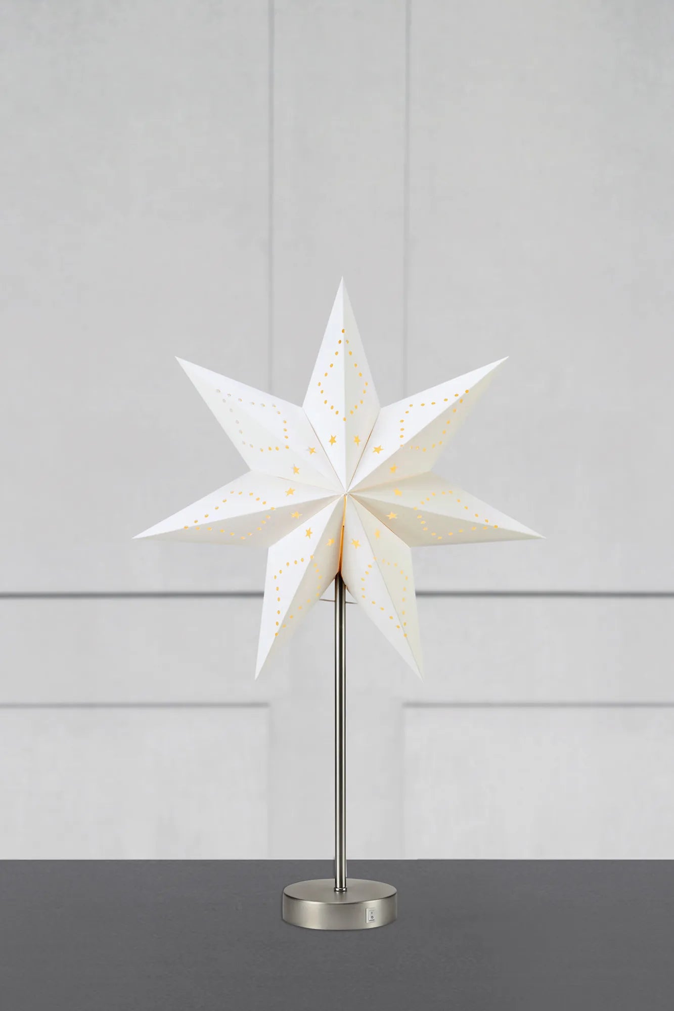 Mathilda vit julstjärna julbelysning stilren belysning | Mathilda white Christmas star light minimalist lighting | Mathilda