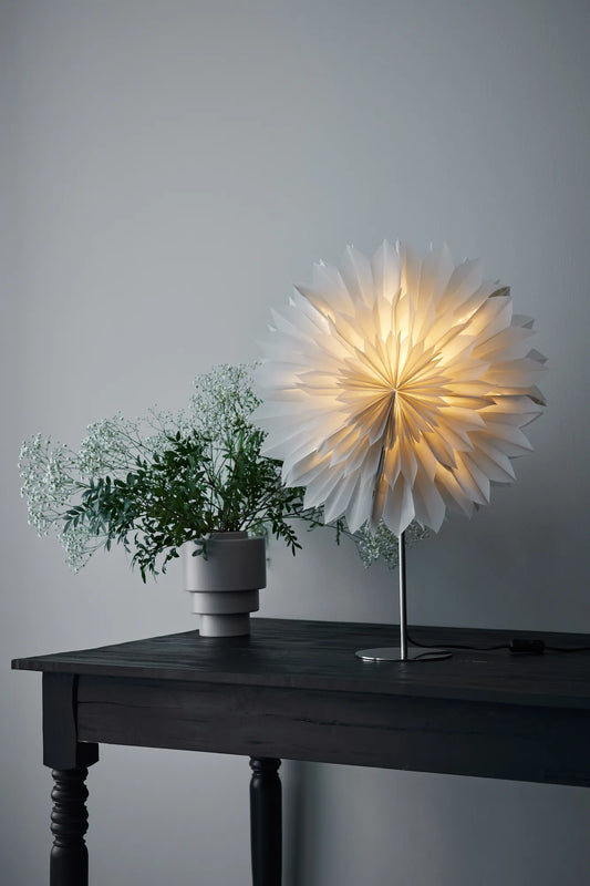 Solina Bordsstjärna Grå 45 cm