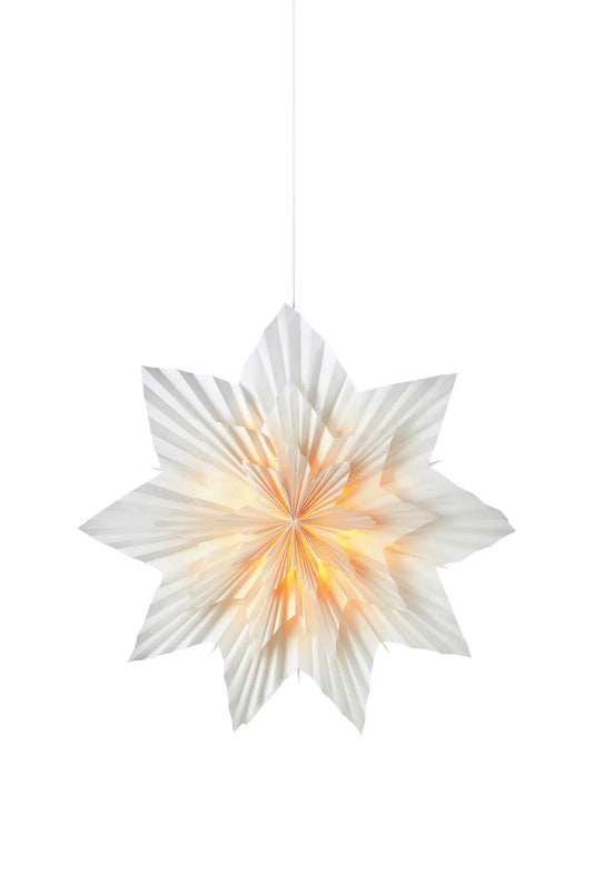Neela vit julstjärna 75 cm 705925 | Neela white Christmas star light 705925 | Neela weiß Weihnachtsstern Beleuchtung 705925