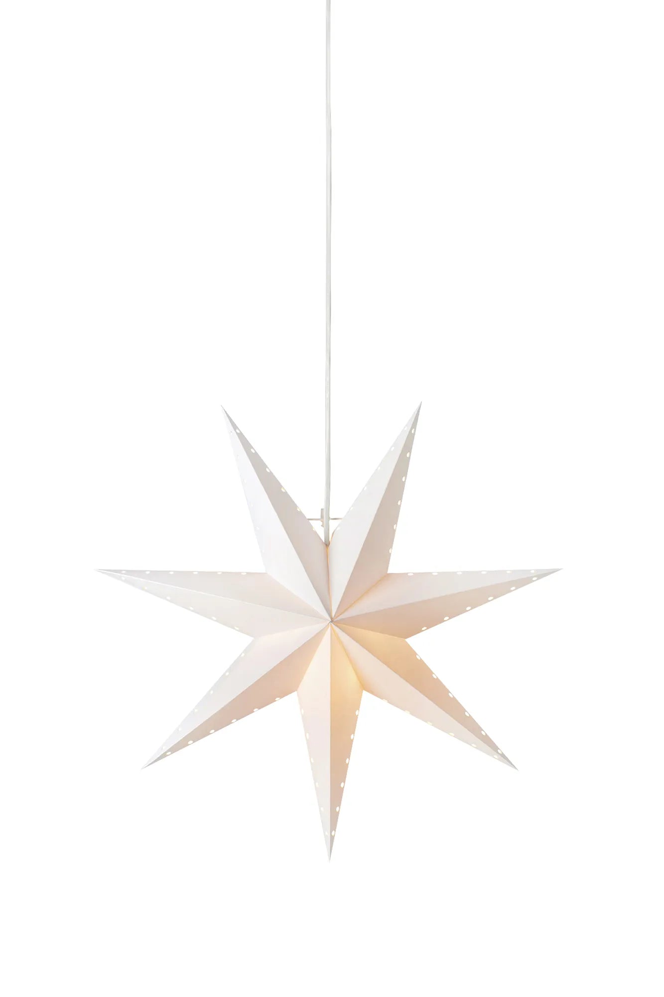 Lively vit julstjärna 45 cm 705926 | Lively white Christmas star light | Lively weiß Weihnachtsstern Beleuchtung 705926