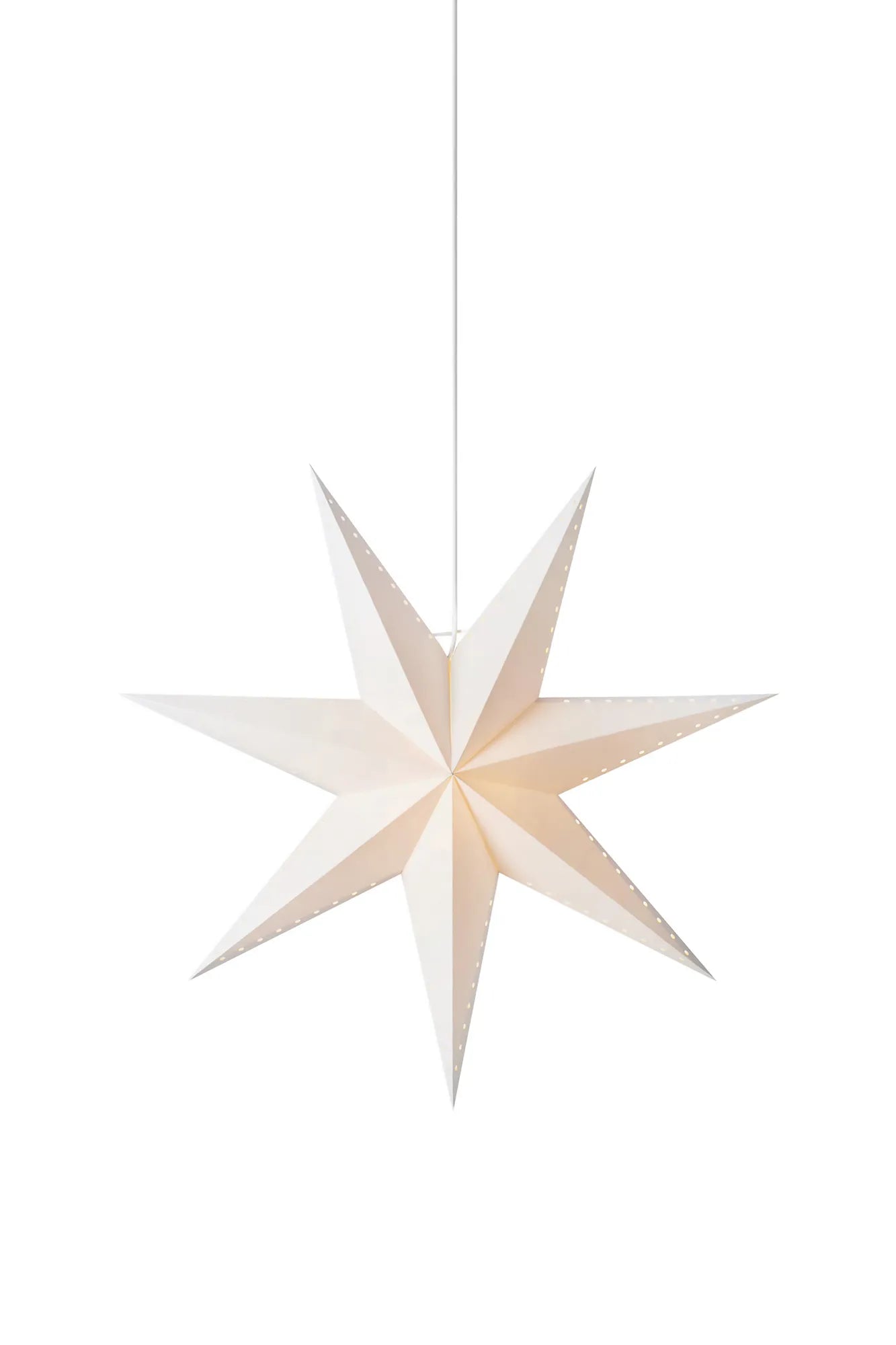 Lively vit julstjärna 60 cm 705927 | Lively white Christmas star light | Lively weiß Weihnachtsstern Beleuchtung 705927