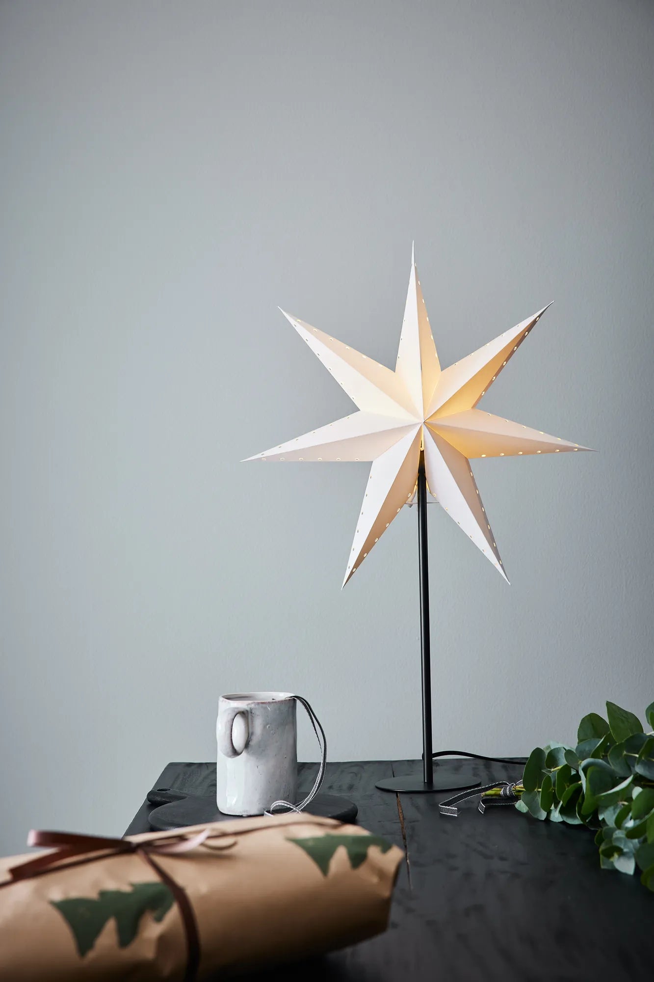 Lively vit julstjärna julbelysning | Lively white Christmas star light | Lively weiß Weihnachtsstern Beleuchtung