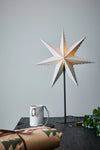 Lively grå julstjärna julbelysning | Lively grey Christmas star light | Lively grau Weihnachtsstern Beleuchtung