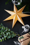 Lively guld julstjärna 60 cm julbelysning | Lively gold Christmas star light | Lively Gold Weihnachtsstern Beleuchtung