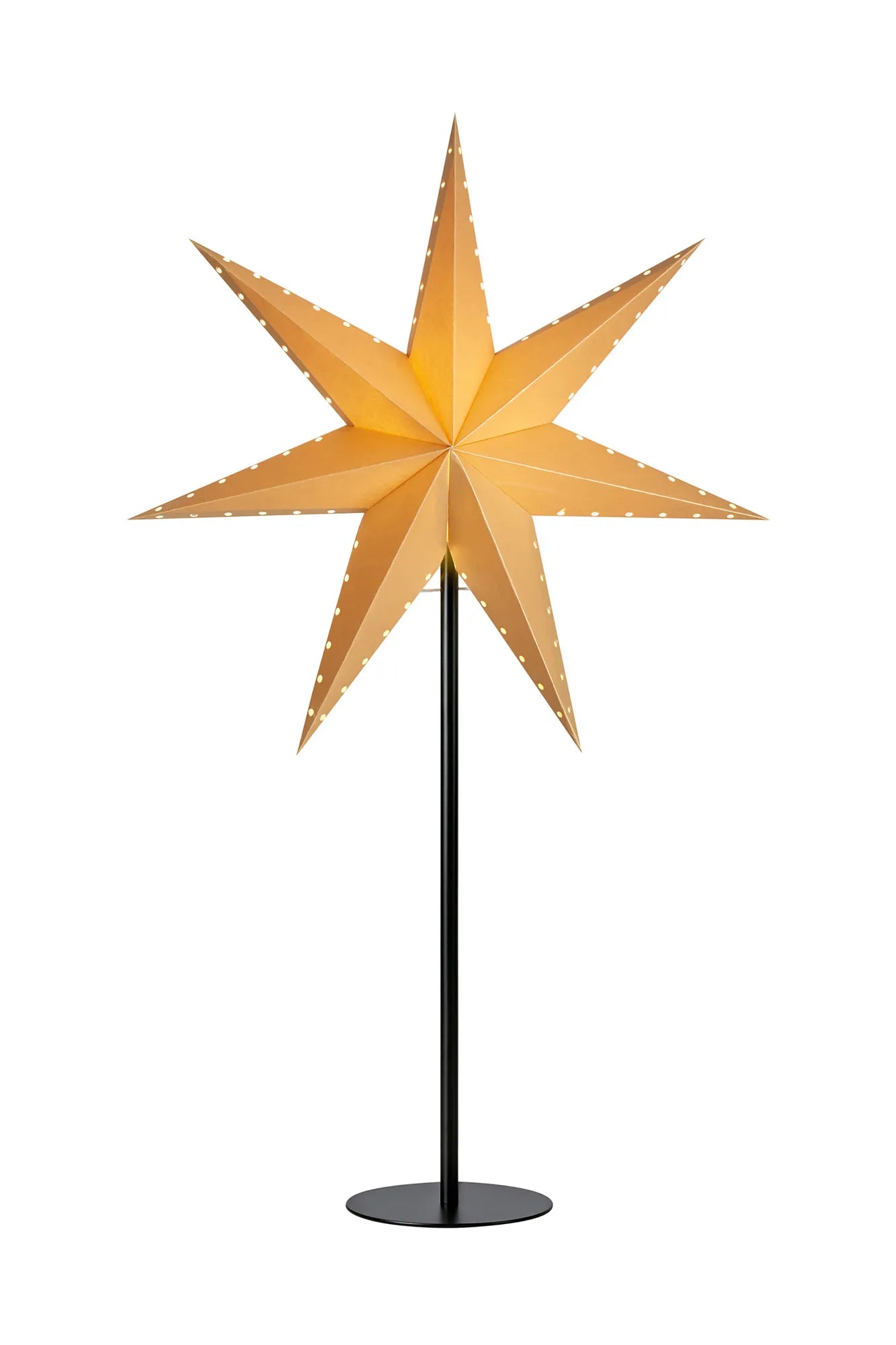 Lively guld julstjärna 705934 | Lively gold Christmas star light 705934 | Lively Gold Weihnachtsstern Beleuchtung 705934