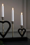 Melissa svart adventsljusstake julbelysning skandinavisk design | Melissa black advent candle holder Scandinavian | Melissa