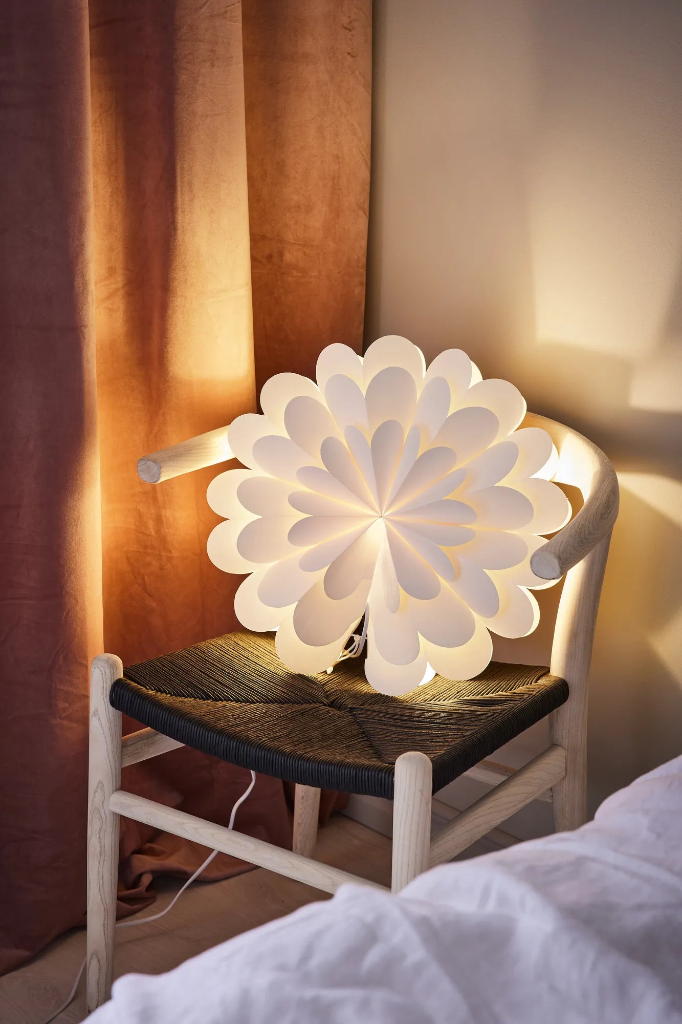 Maravilla vit julstjärna 45 cm julbelysning skandinavisk design | Maravilla white Christmas star light | Maravilla weiß