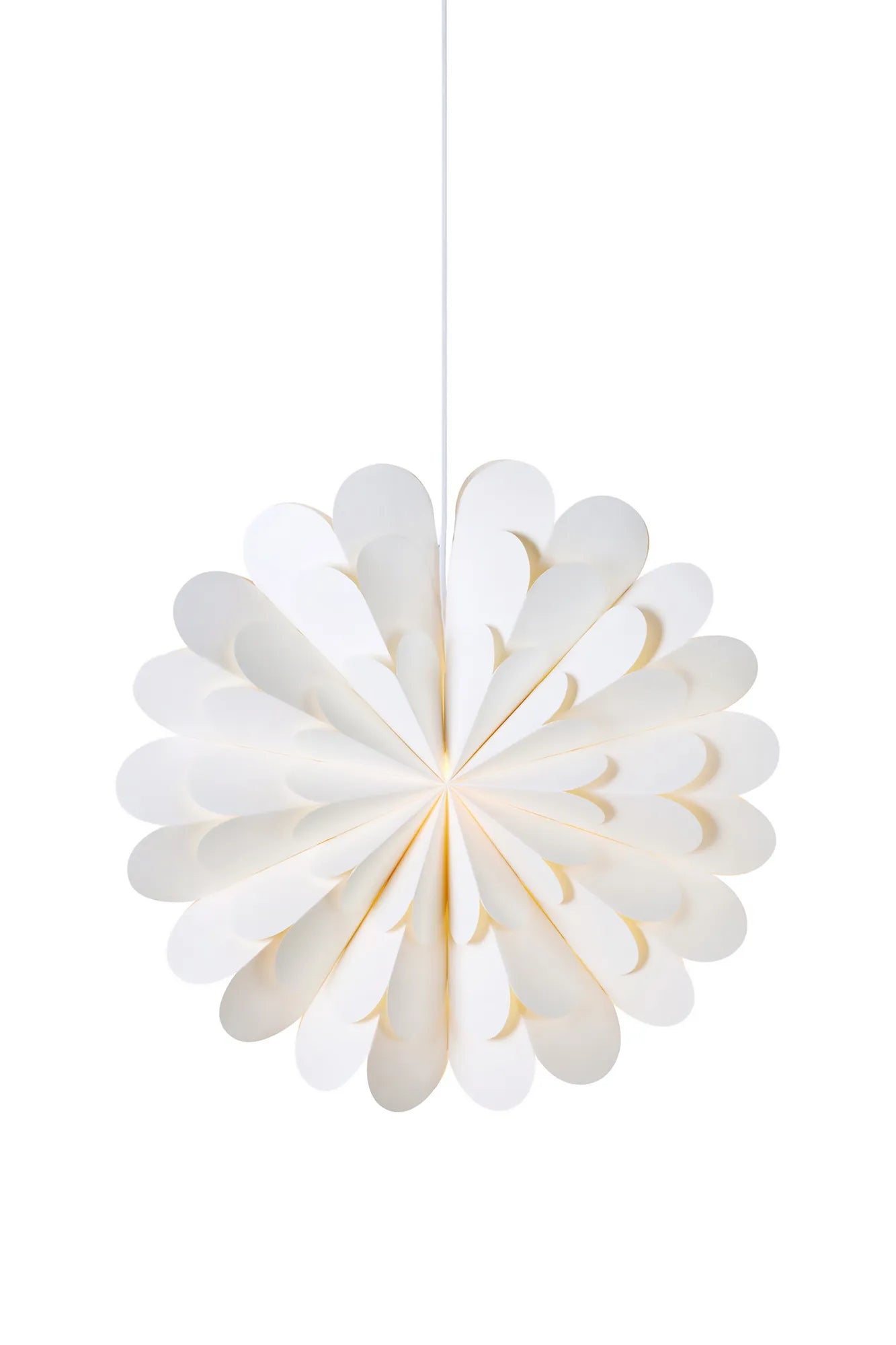 Maravilla vit julstjärna 60 cm 705945 | Maravilla white Christmas star | Maravilla weiß Weihnachtsstern Beleuchtung 705945