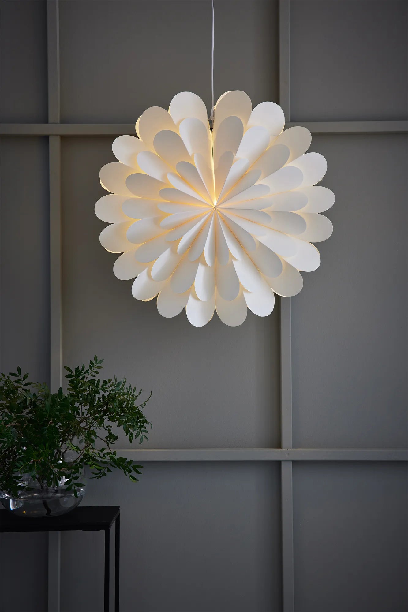 Maravilla vit julstjärna 60 cm julbelysning | Maravilla white Christmas star | Maravilla weiß Weihnachtsstern Beleuchtung