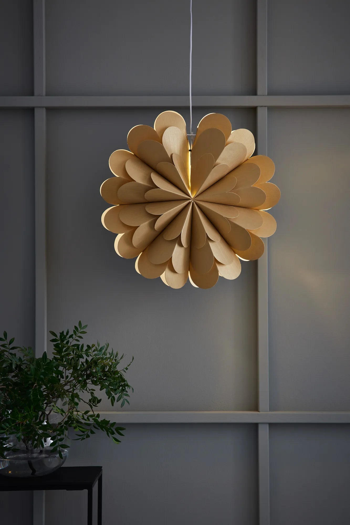 Maravilla guld julstjärna 45 cm julbelysning | Maravilla gold Christmas star | Maravilla Gold Weihnachtsstern Beleuchtung