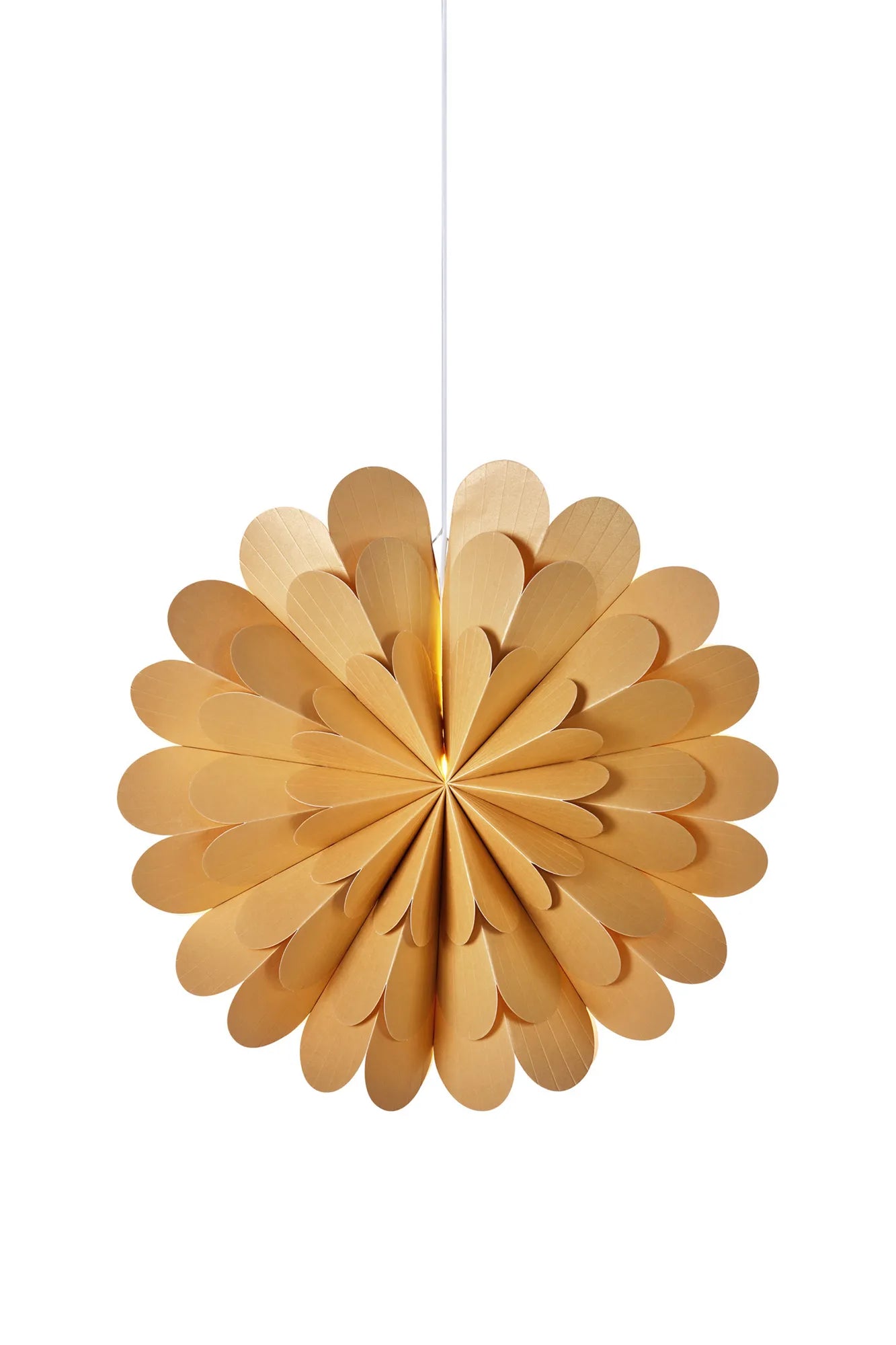 Maravilla guld julstjärna 60 cm 705949 | Maravilla gold Christmas star | Maravilla Gold Weihnachtsstern Beleuchtung 705949